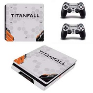 全新 Titanfall PS4 Slim Playstation 4保護貼 有趣貼紙 包主機底面+2個手掣) YSP4S-1001