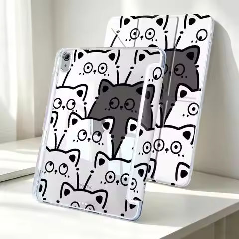 Tablet Case For Samsung Galaxy Tab S10 Lite A8 S9 Plus S7 FE S8 A11 A9 Plus With Pen Slot Cover Cute