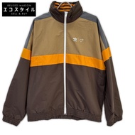 Adidas x Human Made HA9998 棕色 x 橙色風衣夾克，M 碼（二手）