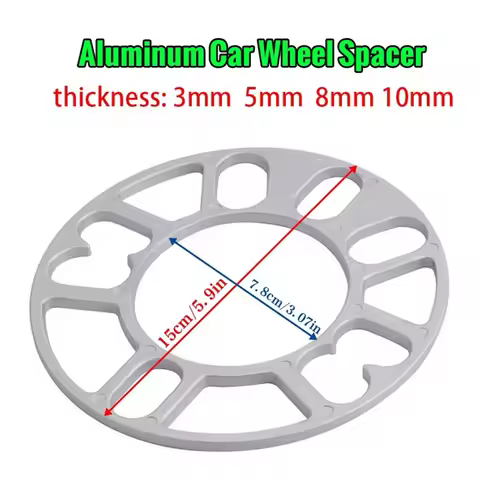 HQ Universal Car Wheel Tire Spacer Adaptor Shims Plate 2pcs 4X98 4X100 4X108 4x110 4x112 4x114.3 5x1