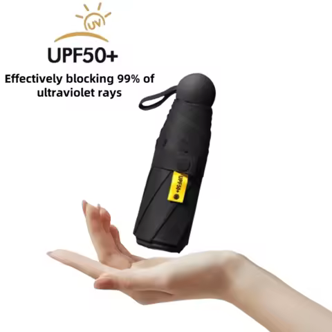 Sun Umbrella 8-Ribs Portable Mini Umbrella Sun Protection Capsule Umbrella Parasol with Box Uv Foldi