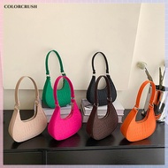 Colorcrush Candy Color Advanced Design Texture Armpit Handbags Felt Shoulder Bags For Women Women's 