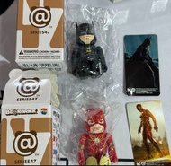 Medicom Bearbrick 47 Batman 蝙蝠俠 & Flash 閃電俠 一對 set （Be@rbrick)