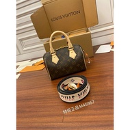 270 Donkey Bag Female Bag New Style Speedy Old Flower Donkey Pillow Donkey One-Shoulder Donkey Messe