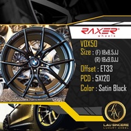 Raxer VOX50 (F) 18x8.5JJ(R) 18x9.0JJ 5x120 Satin Black