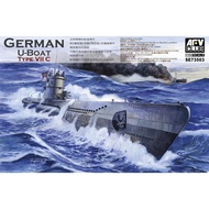 AFV Club SE73503 U-Boat Type VII CC Submarine 1/350 Model Kit