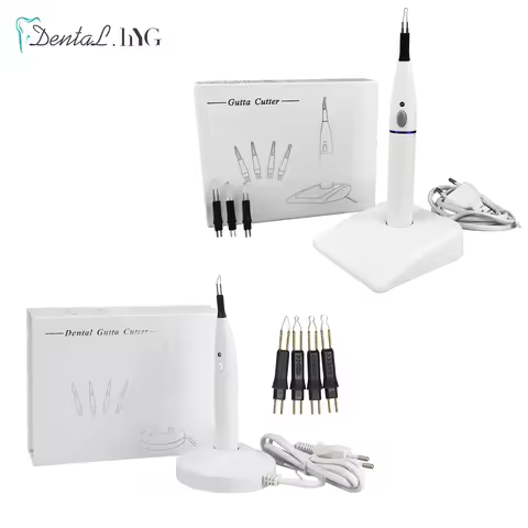 4 Tips Oral Dental Gutta Percha Tooth Gum Cutter Endo Gutta Cutter Gutta Percha Dissolved Breaker Cu