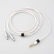 7N single crystal copper silver plated 8-core suitable for Senhai HD800 HD800S HD820 headphone upgra