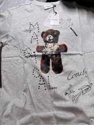 孤品熱賣款美國Coach 男女款復古熊仔短袖T恤