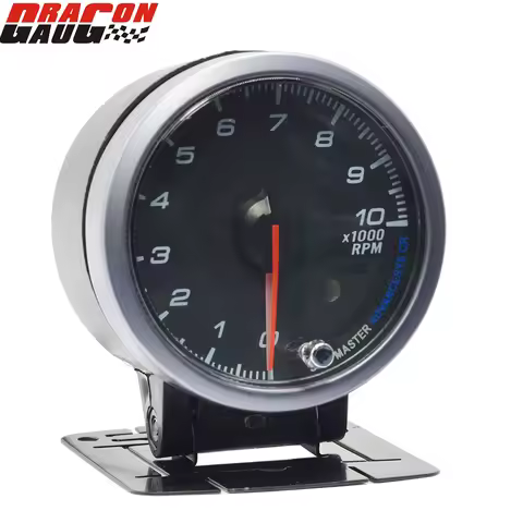 60mm Stepper Motor Auto Car Rev Counter Tachometer Gauge 1 To 8 Cylinder Gasoline Vehic 10000 RPM Me