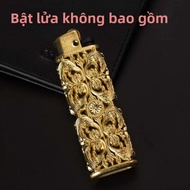 Thụy Điển Cricket Thông Thường Bật Lửa Vỏ Trang Trí Hợp Kim Kẽm 3D Rỗng Khắc Hoa Văn Bao Kim Loại Ch