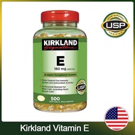 (Exp.01/2027)Kirkland Signature Vitamin E 180 mg 500 Softgels