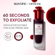 SKINTIFIC - 2pcs Paket-Skincare Set|Acid Peeling Solution Serum 30ml + 5X Ceramide Barrier Moisturiz