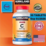 KIRKLAND Signature Vitamin C Chewable 500 mg REPACKED 30 Tablets