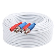 60 Feet BNC Video Power Cable Wire 2MP All-in-One Video Security Camera Wire with Connectors for CCT