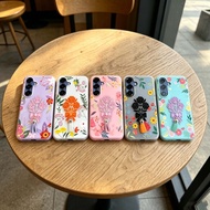 Rose Pendant Jelly Texture Translucent Frosted Case For Samsung S23 S24 S25 FE M05 M07 M14 M17 F05 F