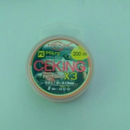 SENAR PE RELIX NUSANTARA CEKING 200M PE0.6 8LB 0.13MM