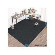 Chair Mat Floor Protection Mat 140 160cm Mat Hriiiya Large Thickness 4mm Gaming Desk Carpet Dining Mat Desk Mat Sound Insulation Damage Resistant Mat Non-Displacement Adsorption Self-adhesive