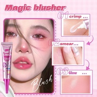 Olauty Powder Blusher Cream Magic Warm Color Changing Liquid Powder Blusher 30ml Powder Blusher