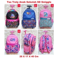 Smiggle Trolley Bag For Elementary School Children/Smiggle Trolley Bag