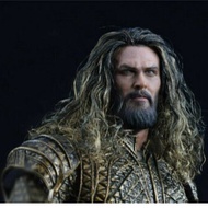 1 / 6 Scale Aquaman Head แกะสลัก 12 นิ้ว Male Action Figure โมเดลตุ๊กตาของเล่นสําหรับเด็ก