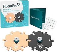 FluentPet Speak Up! Tester Kit - Set of 2 Dog Talking Buttons with Pre-Installed Batteries & 2 HexTi