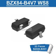 50pcs BZX84-B4V7 WS8 SOT-23 2% 4.7V BZX84 B4V7 Transistor