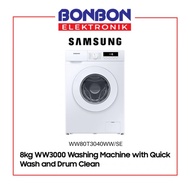 Samsung Mesin Cuci Front Loading 8Kg Ww80T3040Ww/Se Digital Inverter