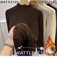 WATTLE1C5 Turtleneck Sweater, Women Autumn Winter Knitted Pullover, Warm Sueter Elegant Thicken Knit