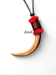 Kalung taring replika model lawas