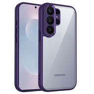 Luxury Matte Acrylic Transparent Phone Case For Samsung S26 Ultra Plus S25 FE Edge S25 S24 S23 Ultra