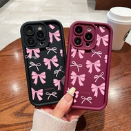 For OPPO R11 R11S R15 R15 Pro R15B R15M R17 Pink White Bow Angel Eyes Casing Sweet Shockproof Soft S