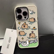 Creative Cartoon Swimming Pufferfish Pattern Phone Case Compatible for IPhone11 12 13 14 15 Pro Max 7 8 Plus X XR XS MAX SE 2020 Luxury Soft Shockproof Case