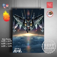 (Ready Stock) Mobile suit Gundam 144 RX-78-2 / RX78-2 / RX78 2 Gundam wall poster sticker deco poste