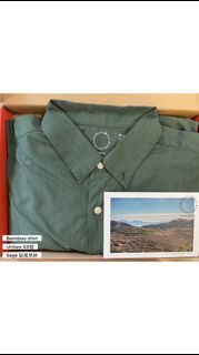 【全新】Yamatomichi 山と道 Bamboo Shirt - Sage