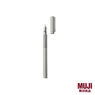 MUJI Aluminum Round Fountain Pen