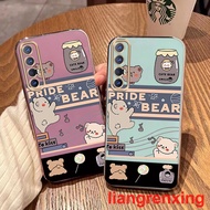 Casing OPPO Reno 3 pro oppo reno 3 phone case Softcase Electroplated silicone shockproof Protector  Cover new design Cartoon animals DDXT02