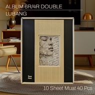 DIVA 4R Double / 6R HC Photo Album 10 Sheets 20 pages Head Cover with Box Fits 40 Pcs 4R