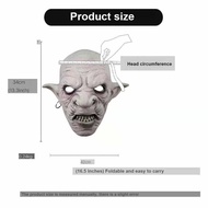 Halloween Goblin Mask Latex Headgear Haunted House Dress-Up Mask