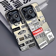 RN62 Band Metal Rock Case Realme series Compatible for Realme C75 C71 C67 NOTE 60 NOTE 50 Realme 14 