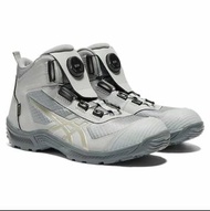【💥日本直送】Asics CP604 G-TX BOA  貼合 防滑 高筒安全鞋 灰色 男女通用 GORE-TEX ピエドモントグレー×バーチ