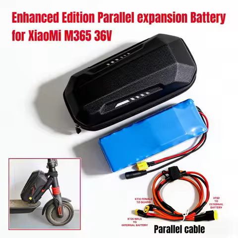 Battery Extension Kit Paralleling Expansion 36V/48V 10A 12A 14A for Xiaomi M365 PRO PRO2 1S Mi3 ESSE