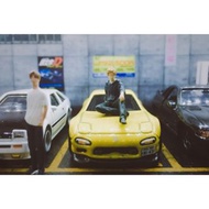 1/64 JC 高橋啟介 頭文字D Figure 人偶 場景 NOT Tomica Hot Wheels Inno64 Mini GT IG