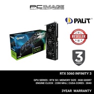 PALIT GEFORCE RTX 5060 INFINITY 3 8GB GDDR7 GPU GRAPHIC CARD