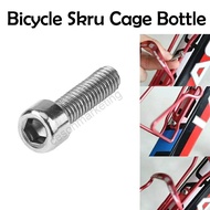 Stainless Steel M5 Bicycle Screws Frame Water Bottle Holder Cage Racks Enhancement M5 Hexagon Bolt Skru MTB Road bike