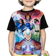 Avatar T-shirt Boys Girls Clothes Clothes 1 12 Years Anime Game 3D 10692