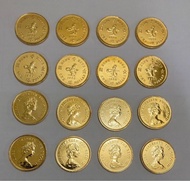香港壹圓硬幣 錯體 1978年 金色壹圓 $1 一元 500@1