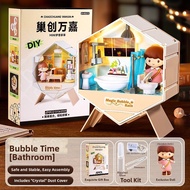 Educational DIY Dollhouse Toy for 6-Year-Old Girls