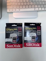 SanDisk Extreme Pro 128gb 170mb speed SDXC UHS-I card 4K UHD SD card