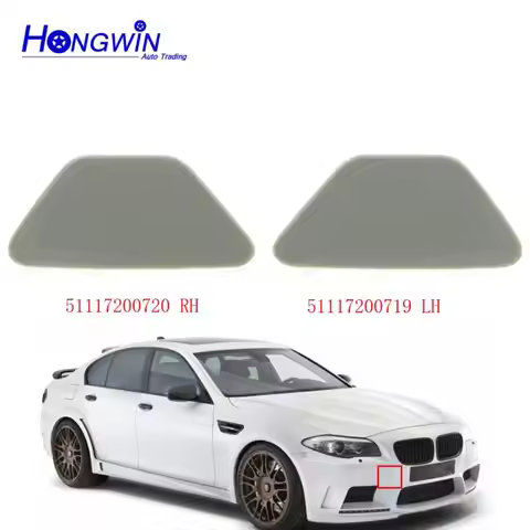 Front Headlamp Headlight Washer Cleaning Jet Spray Nozzle Cap Cover For BMW 5 F10 F11 F18 2011 2012 